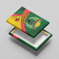 Guinea Bissau Canvas Wall Art Green Yellow Red Swirl - African Pride