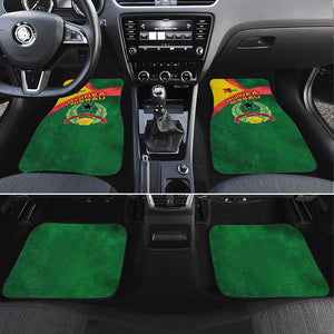 Guinea Bissau Car Mats Green Yellow Red Swirl - African Pride