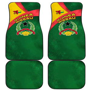 Guinea Bissau Car Mats Green Yellow Red Swirl - African Pride