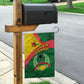 Guinea Bissau Garden Flag Green Yellow Red Swirl - African Pride