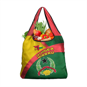Guinea Bissau Grocery Bag Green Yellow Red Swirl - African Pride