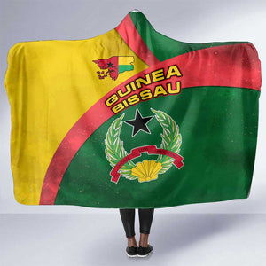 Guinea Bissau Hooded Blanket Green Yellow Red Swirl - African Pride