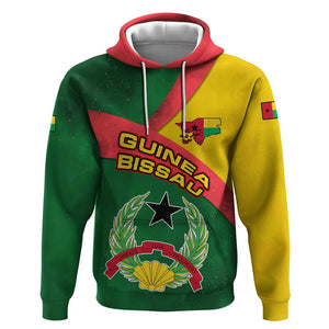 Guinea Bissau Hoodie Green Yellow Red Swirl - African Pride