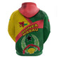 Guinea Bissau Hoodie Green Yellow Red Swirl - African Pride