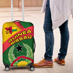 Guinea Bissau Luggage Cover Green Yellow Red Swirl - African Pride