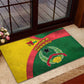 Guinea Bissau Rubber Doormat Green Yellow Red Swirl - African Pride