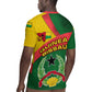 Guinea Bissau Rugby Jersey Green Yellow Red Swirl - African Pride