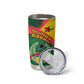 Guinea Bissau Tumbler Cup Green Yellow Red Swirl - African Pride