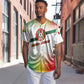 Guinea Bissau Baseball Jersey White Green Red Gradient - African Pride
