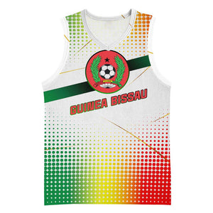 Guinea Bissau Basketball Jersey White Green Red Gradient - African Pride