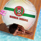 Guinea Bissau Beach Blanket White Green Red Gradient - African Pride