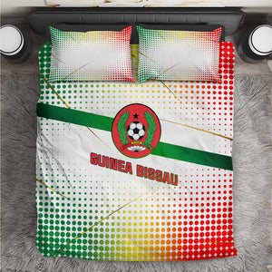 Guinea Bissau Bedding Set White Green Red Gradient - African Pride
