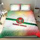 Guinea Bissau Bedding Set White Green Red Gradient - African Pride