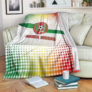 Guinea Bissau Blanket White Green Red Gradient - African Pride
