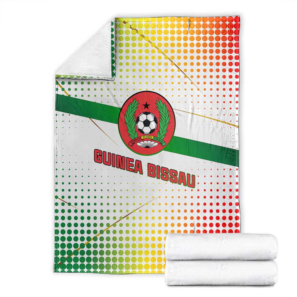 Guinea Bissau Blanket White Green Red Gradient - African Pride