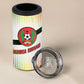 Guinea Bissau 4 in 1 Can Cooler Tumbler White Green Red Gradient - African Pride