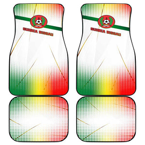 Guinea Bissau Car Mats White Green Red Gradient - African Pride