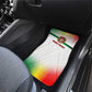 Guinea Bissau Car Mats White Green Red Gradient - African Pride