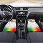 Guinea Bissau Car Mats White Green Red Gradient - African Pride