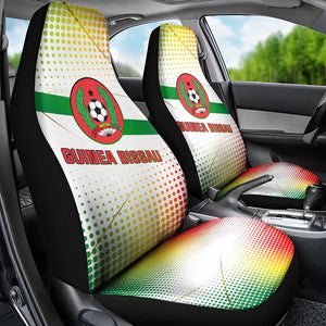 Guinea Bissau Car Seat Cover White Green Red Gradient - African Pride