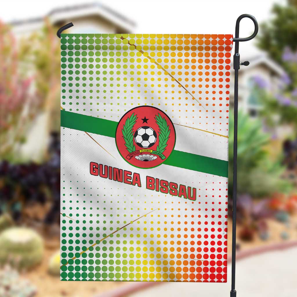 Guinea Bissau Garden Flag White Green Red Gradient - African Pride