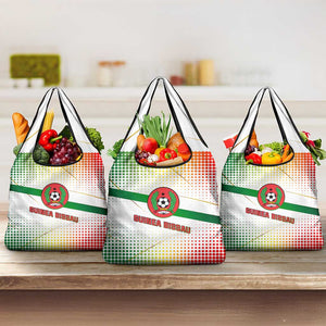 Guinea Bissau Grocery Bag White Green Red Gradient - African Pride