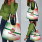 Guinea Bissau Grocery Bag White Green Red Gradient - African Pride