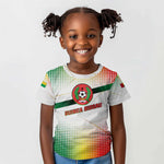 Guinea Bissau Kid T shirt White Green Red Gradient - African Pride