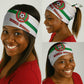Guinea Bissau Neck Gaiter White Green Red Gradient - African Pride