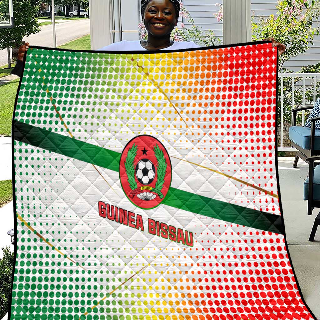 Guinea Bissau Quilt White Green Red Gradient - African Pride
