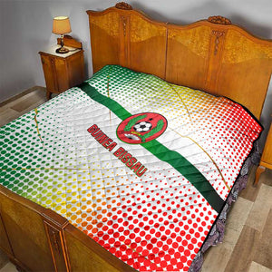 Guinea Bissau Quilt White Green Red Gradient - African Pride