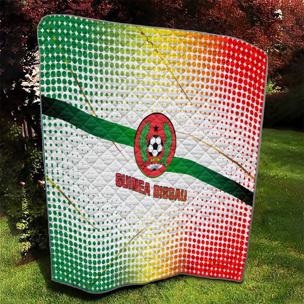 Guinea Bissau Quilt White Green Red Gradient - African Pride
