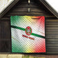 Guinea Bissau Quilt White Green Red Gradient - African Pride