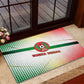 Guinea Bissau Rubber Doormat White Green Red Gradient - African Pride