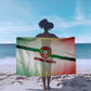 Guinea Bissau Sarong White Green Red Gradient - African Pride