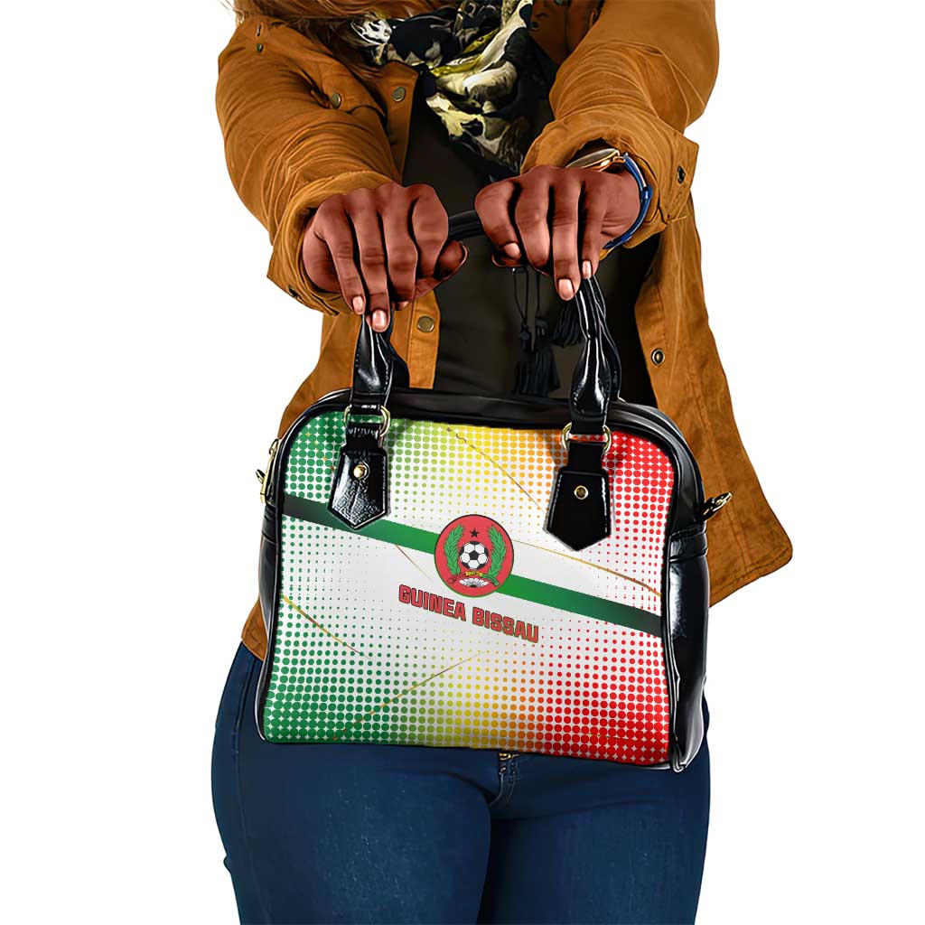 Guinea Bissau Shoulder Handbag White Green Red Gradient - African Pride