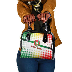 Guinea Bissau Shoulder Handbag White Green Red Gradient - African Pride