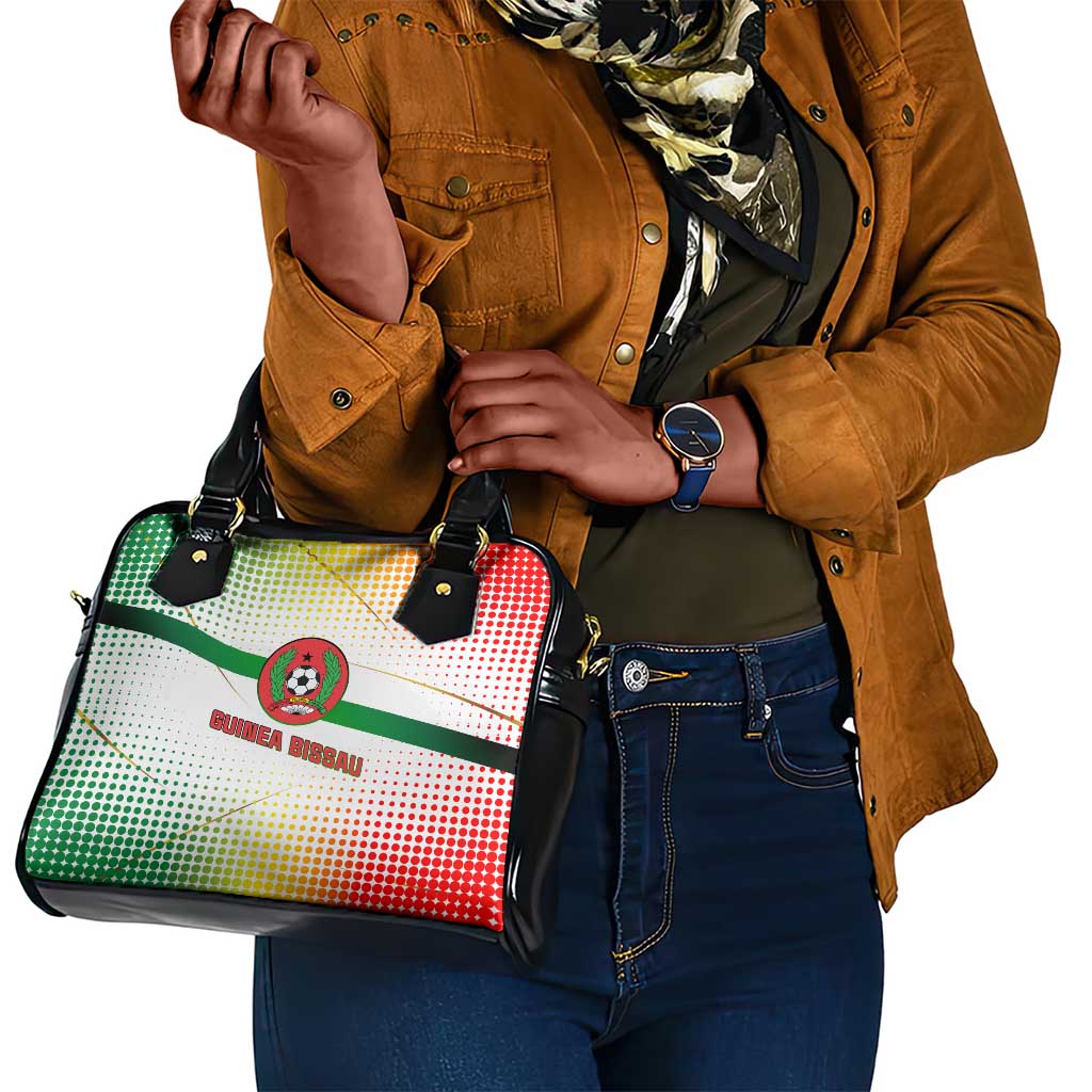 Guinea Bissau Shoulder Handbag White Green Red Gradient - African Pride