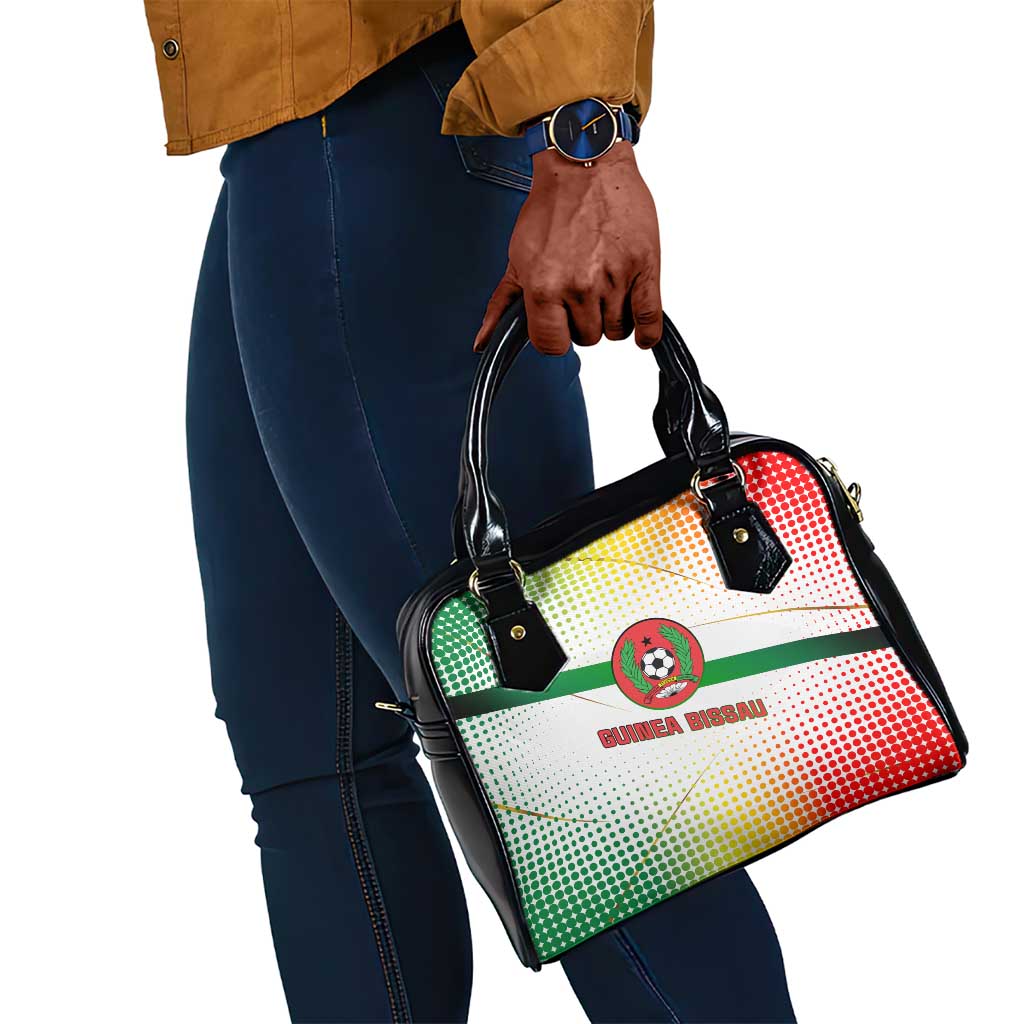 Guinea Bissau Shoulder Handbag White Green Red Gradient - African Pride