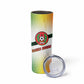 Guinea Bissau Skinny Tumbler White Green Red Gradient - African Pride