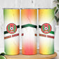 Guinea Bissau Skinny Tumbler White Green Red Gradient - African Pride