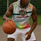 Guinea Bissau Sleeveless Hoodie White Green Red Gradient - African Pride
