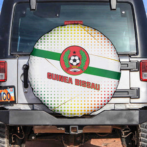 Guinea Bissau Spare Tire Cover White Green Red Gradient - African Pride