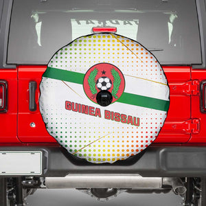 Guinea Bissau Spare Tire Cover White Green Red Gradient - African Pride