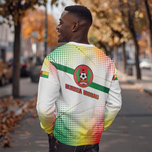 Guinea Bissau Sweatshirt White Green Red Gradient - African Pride