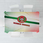 Guinea Bissau Tablecloth White Green Red Gradient - African Pride