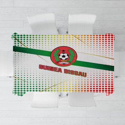 Guinea Bissau Tablecloth White Green Red Gradient - African Pride