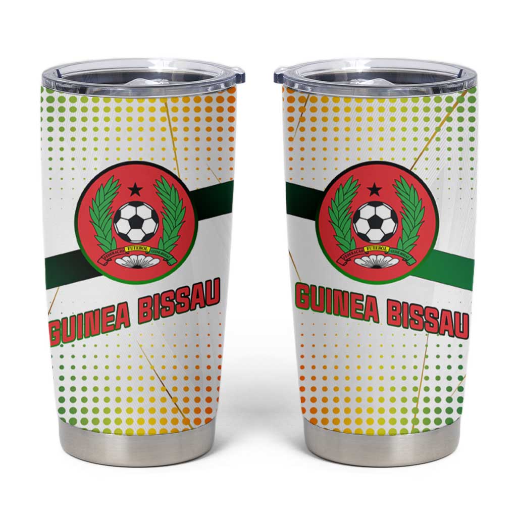 Guinea Bissau Tumbler Cup White Green Red Gradient - African Pride