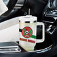 Guinea Bissau Tumbler With Handle White Green Red Gradient - African Pride