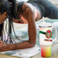 Guinea Bissau Tumbler With Handle White Green Red Gradient - African Pride